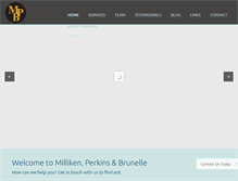 Tablet Screenshot of millikenperkins.com